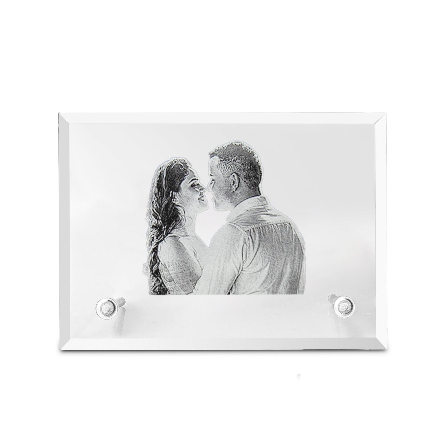 3D Engraved Crystal Photo Frame – Personalized Keepsake & Stylish Home Decor - Care & Keepsakes