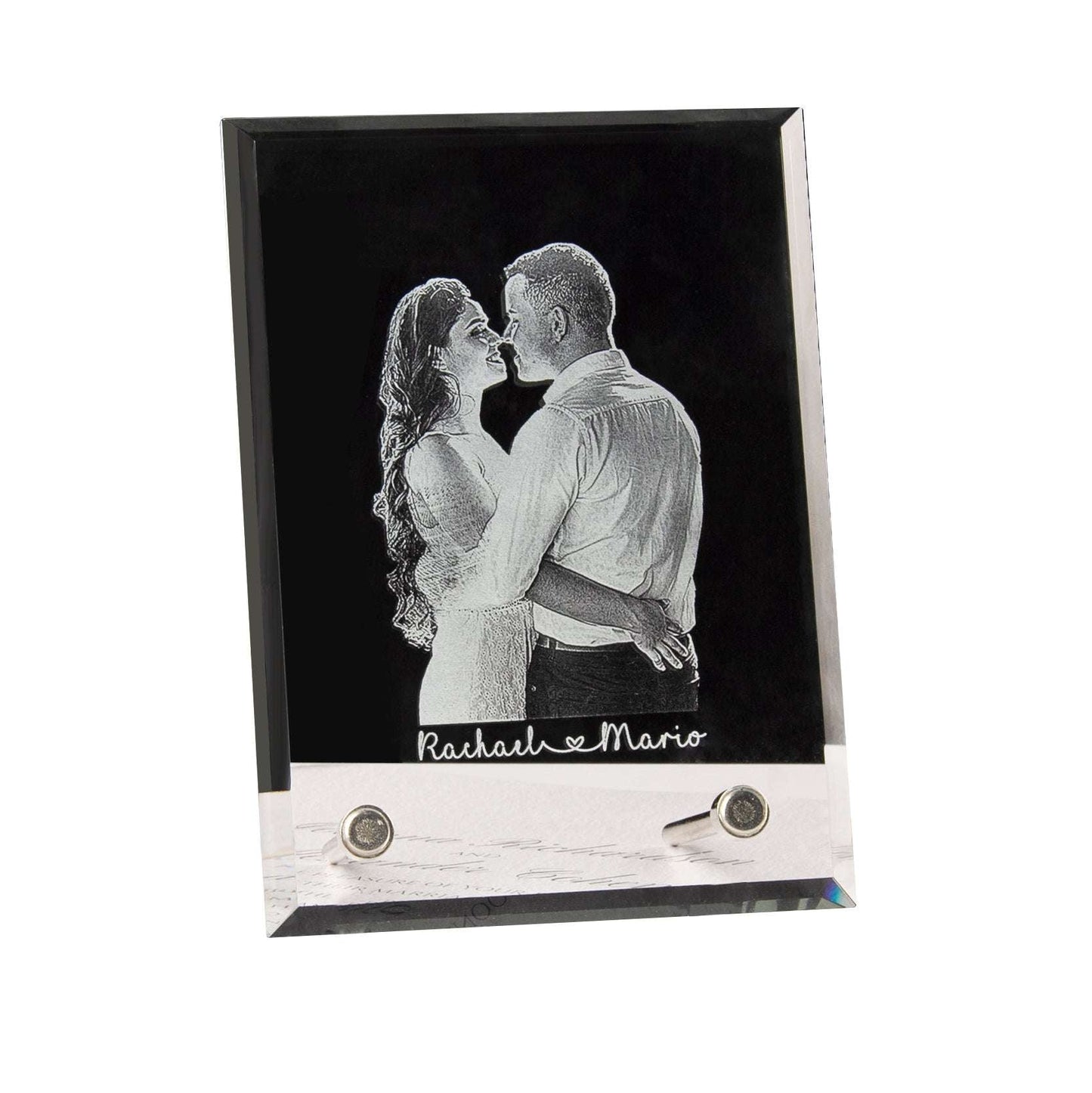 3D Engraved Crystal Photo Frame – Personalized Keepsake & Stylish Home Decor - Care & Keepsakes