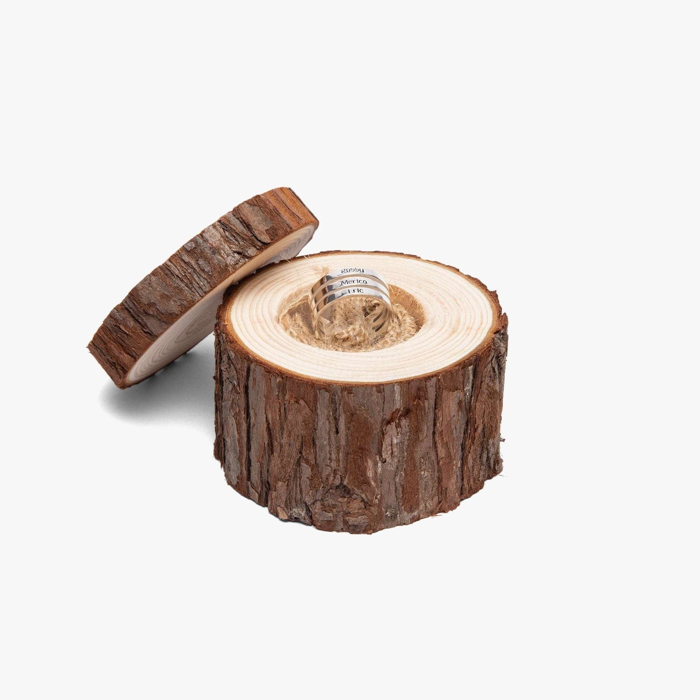 Round Wooden Ring Box – Elegant Wedding Ceremony Keepsake - Care & Keepsakes