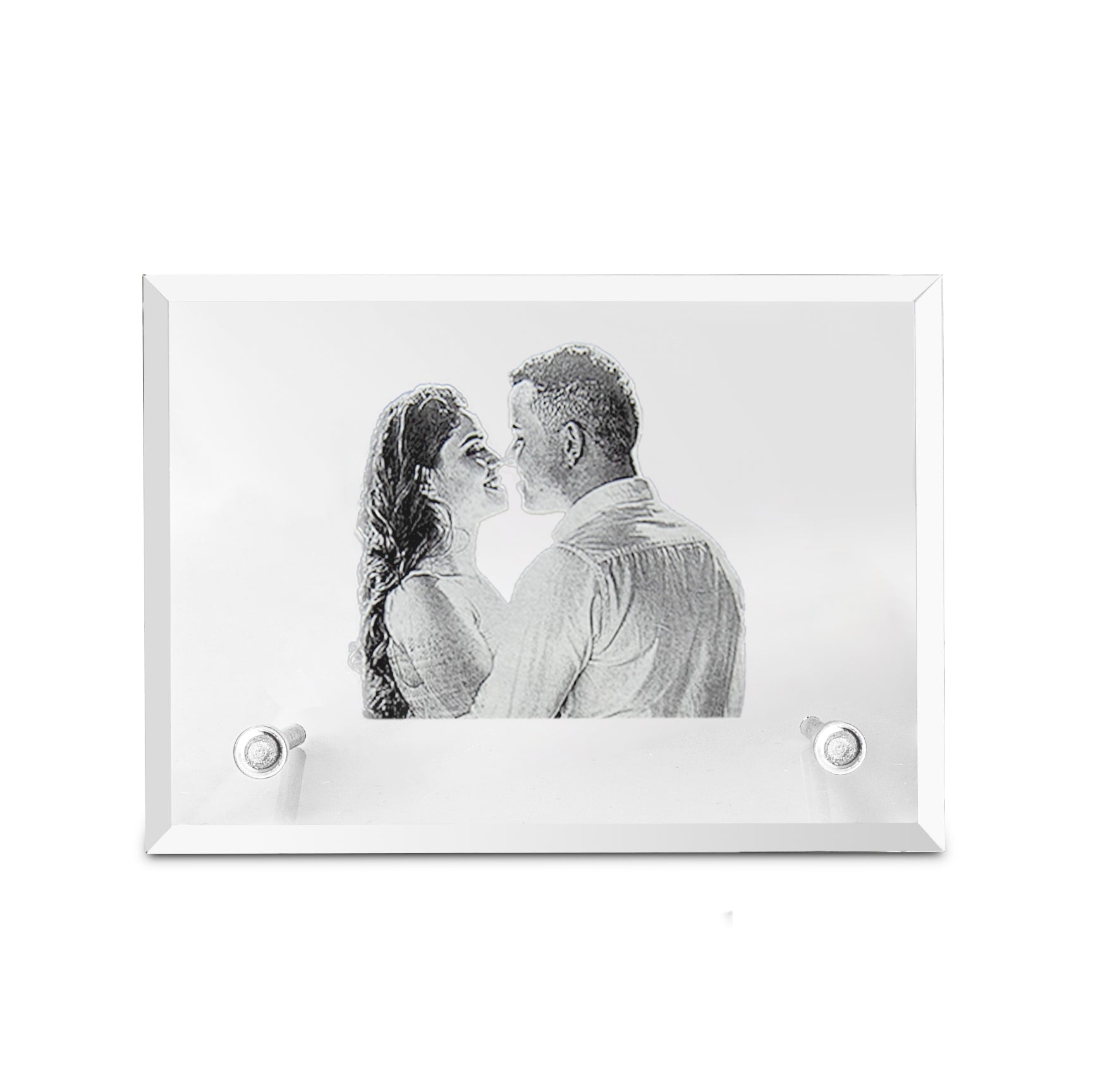 3D Engraved Crystal Photo Frame – Personalized Keepsake & Stylish Home Decor - Care & Keepsakes
