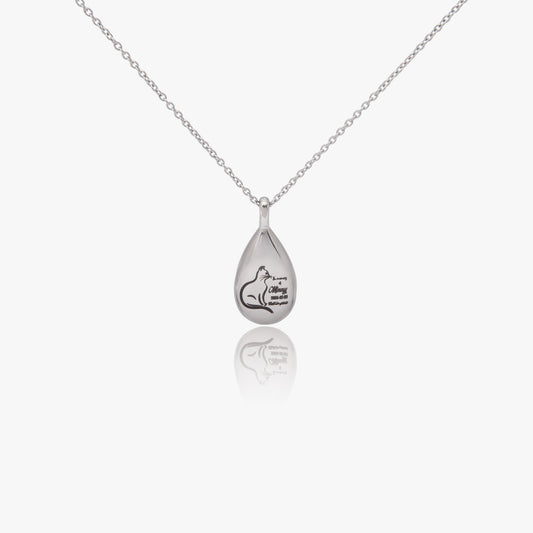Personalized Teardrop Urn Necklace – Memorial Keepsake Jewelry - Care & Keepsakes